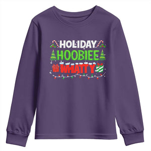 Holiday Hoobie Whatty Youth Sweatshirt Funny Christmas Movie TS10 Purple Print Your Wear