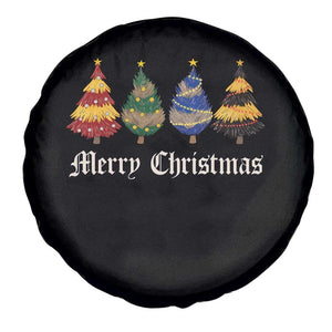 Christmas Tree Spare Tire Cover Retro Wizard Trees Magical Cute Family Pajama TS10 Print Your Wear