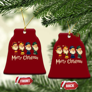 Merry Christmas Santa Ceramic Ornament Vintage Wizard Holiday Season Cute Family Pajama TS10 Print Your Wear