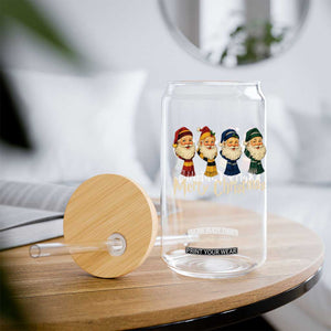 Merry Christmas Santa Glass Can Vintage Wizard Holiday Season Cute Family Pajama TS10 Print Your Wear