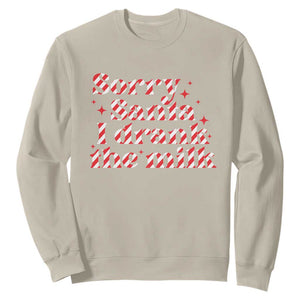 Christmas Baby Sweatshirt Sorry Santa I Drank The Milk Candy Cane TS10 Sand Print Your Wear