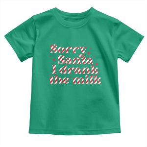 Christmas Baby Toddler T Shirt Sorry Santa I Drank The Milk Candy Cane TS10 Irish Green Print Your Wear