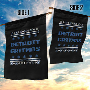 Detroit Ugly Christmas Garden Flag Michigan 313 City TS10 Print Your Wear