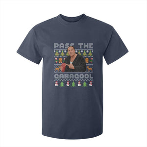 Christmas Pass The Gabagool T Shirt For Kid Retro TV Show Funny Ugly Xmas TS10 Navy Print Your Wear