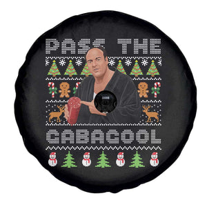 Christmas Pass The Gabagool Spare Tire Cover Retro TV Show Funny Ugly Xmas TS10 Print Your Wear