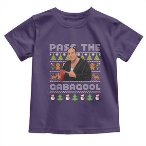Christmas Pass The Gabagool Toddler T Shirt Retro TV Show Funny Ugly Xmas TS10 Purple Print Your Wear