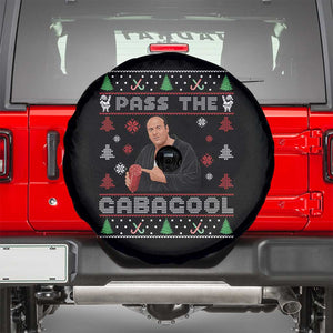 Pass The Gabagool Ugly Christmas Spare Tire Cover Retro TV Show Funny TS10 Black Print Your Wear
