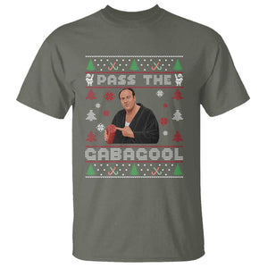 Pass The Gabagool Ugly Christmas T Shirt Retro TV Show Funny TS10 Military Green Print Your Wear