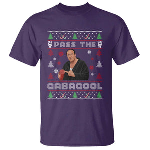Pass The Gabagool Ugly Christmas T Shirt Retro TV Show Funny TS10 Purple Print Your Wear