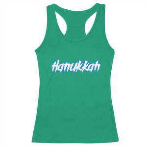 Hanukkah Heavy Metal Racerback Tank Top Jewish Menorah Dreidel TS10 Irish Green Print Your Wear