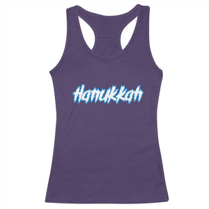 Hanukkah Heavy Metal Racerback Tank Top Jewish Menorah Dreidel TS10 Purple Print Your Wear