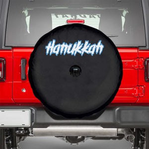 Hanukkah Heavy Metal Spare Tire Cover Jewish Menorah Dreidel TS10 Black Print Your Wear