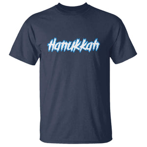 Hanukkah Heavy Metal T Shirt Jewish Menorah Dreidel TS10 Navy Print Your Wear
