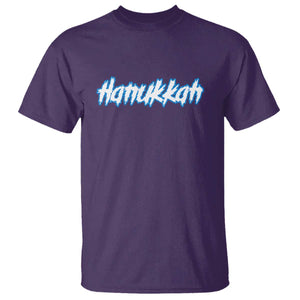 Hanukkah Heavy Metal T Shirt Jewish Menorah Dreidel TS10 Purple Print Your Wear
