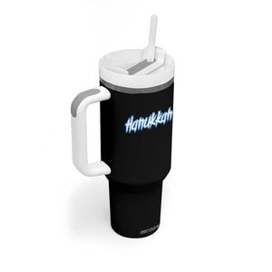 Hanukkah Heavy Metal Tumbler With Handle Jewish Menorah Dreidel TS10 Print Your Wear