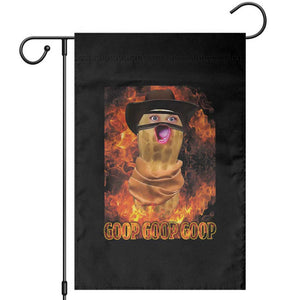 Peanut Goop Meme Garden Flag Funny Bungulator TS10 Black Print Your Wear