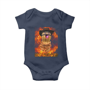 Peanut Goop Meme Baby Onesie Funny Bungulator TS10 Navy Print Your Wear