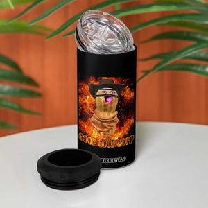 Peanut Goop Meme 4 in 1 Can Cooler Tumbler Funny Bungulator TS10 Print Your Wear