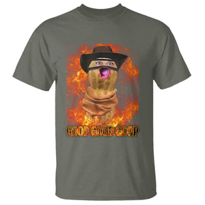 Peanut Goop Meme T Shirt Funny Bungulator TS10 Military Green Print Your Wear