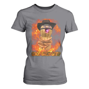 Peanut Goop Meme T Shirt For Women Funny Bungulator TS10 Charcoal Print Your Wear