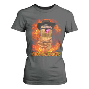 Peanut Goop Meme T Shirt For Women Funny Bungulator TS10 Dark Heather Print Your Wear