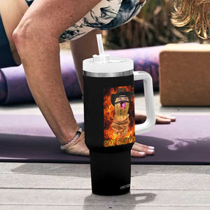 Peanut Goop Meme Tumbler With Handle Funny Bungulator TS10 Print Your Wear