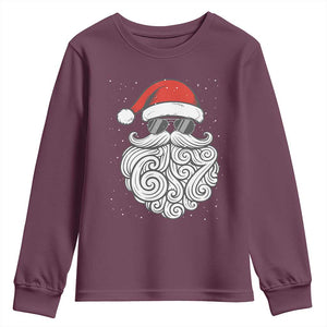 67 Christmas Santa Youth Sweatshirt 6 7 Meme Pajamas Holiday Gen Alpha Slang Teen TS10 Maroon Print Your Wear