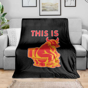 This Is Bull Shit Throw Blanket Bullshit Sarcastic Embarrassing Gag Gifts TS10 Print Your Wear