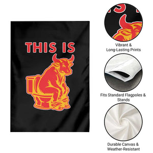 This Is Bull Shit Garden Flag Bullshit Sarcastic Embarrassing Gag Gifts TS10 Print Your Wear
