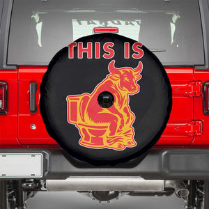 This Is Bull Shit Spare Tire Cover Bullshit Sarcastic Embarrassing Gag Gifts TS10 Black Print Your Wear