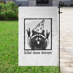 Vintage Raccoon Garden Flag Retro Silly Trash Panda Meme TS10 Print Your Wear