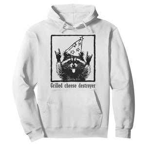 Vintage Raccoon Hoodie Retro Silly Trash Panda Meme TS10 White Print Your Wear