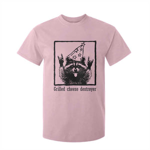 Vintage Raccoon T Shirt For Kid Retro Silly Trash Panda Meme TS10 Light Pink Print Your Wear