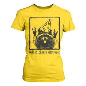 Vintage Raccoon T Shirt For Women Retro Silly Trash Panda Meme TS10 Daisy Print Your Wear