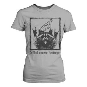 Vintage Raccoon T Shirt For Women Retro Silly Trash Panda Meme TS10 Sport Gray Print Your Wear