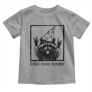 Vintage Raccoon Toddler T Shirt Retro Silly Trash Panda Meme TS10 Sport Gray Print Your Wear