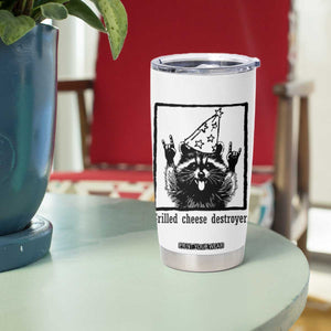 Vintage Raccoon Tumbler Cup Retro Silly Trash Panda Meme TS10 Print Your Wear