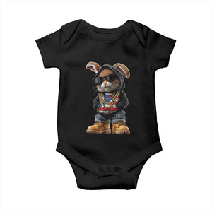 Bunny Puerto Rican Flag Baby Onesie Puerto Rican Taino Boricua Vibes TS10 Black Print Your Wear