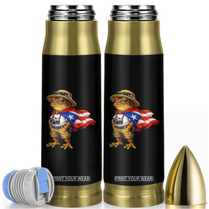Coqui Frog Puerto Rico Flag Bullet Tumbler Puerto Rican Taino Boricua Vibes TS10 Black Print Your Wear