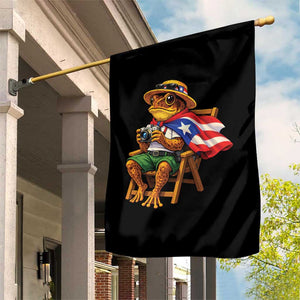 Funny Coqui Frog Puerto Rico Flag Garden Flag Puerto Rican Taino Boricua Hispanic TS10 Print Your Wear