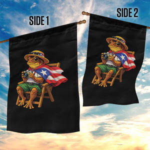Funny Coqui Frog Puerto Rico Flag Garden Flag Puerto Rican Taino Boricua Hispanic TS10 Print Your Wear