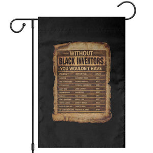Black Inventors Garden Flag Afro African Melanin Black History Month Juneteenth TS10 Black Print Your Wear