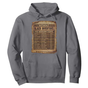 Black Inventors Hoodie Afro African Melanin Black History Month Juneteenth TS10 Charcoal Print Your Wear