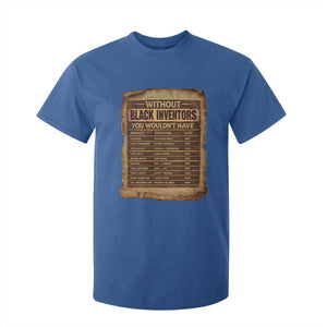 Black Inventors T Shirt For Kid Afro African Melanin Black History Month Juneteenth TS10 Royal Blue Print Your Wear