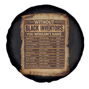 Black Inventors Spare Tire Cover Afro African Melanin Black History Month Juneteenth TS10 Print Your Wear