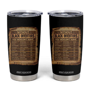 Black Inventors Tumbler Cup Afro African Melanin Black History Month Juneteenth TS10 Black Print Your Wear