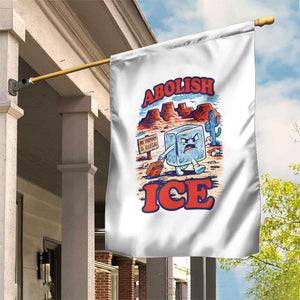 Abolish Ice Protest Garden Flag Retro Protest No Human Is Illegal TS10 Print Your Wear