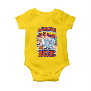 Abolish Ice Protest Baby Onesie Retro Protest No Human Is Illegal TS10 Daisy Print Your Wear
