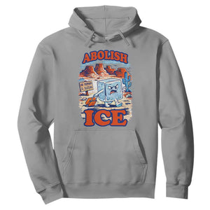 Abolish Ice Protest Hoodie Retro Protest No Human Is Illegal TS10 Sport Gray Print Your Wear