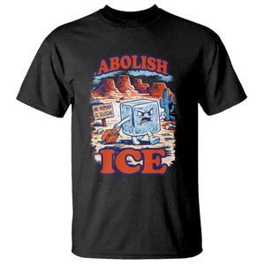 Abolish Ice Protest T Shirt Retro Protest No Human Is Illegal TS10 Black Print Your Wear